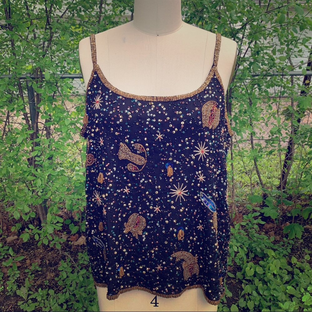 Together! Lobster Sequin Tank